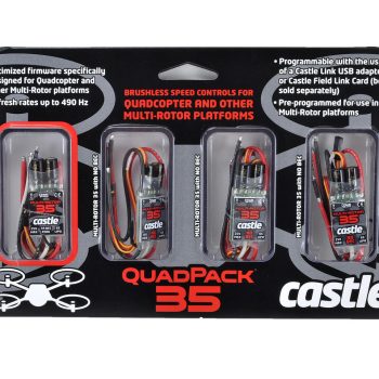 CASTLE CREATIONS QUADPACK 35 QUADCOPTER MULTIROTOR ESC SET - 010-0125-00